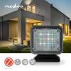 SIMULATORE TV NEDIS DUMSTV10BK Effetto TV realistico : creato da diverse ombre e sequenze di 12 luci LED lampeggianti rosse, blu, verdi e bianch